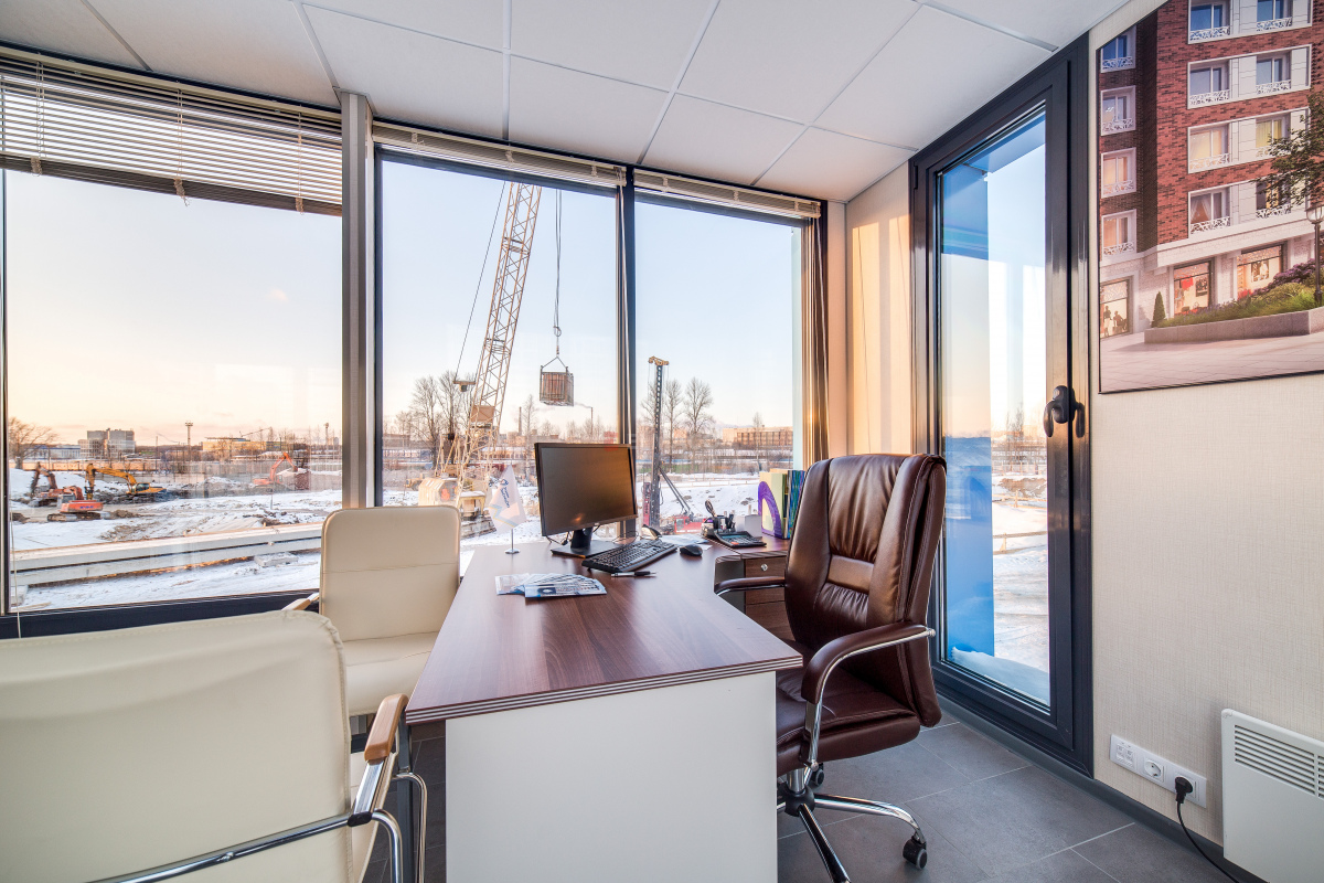 Модульный офис продаж компании Эталон ЛенСпецСМУ